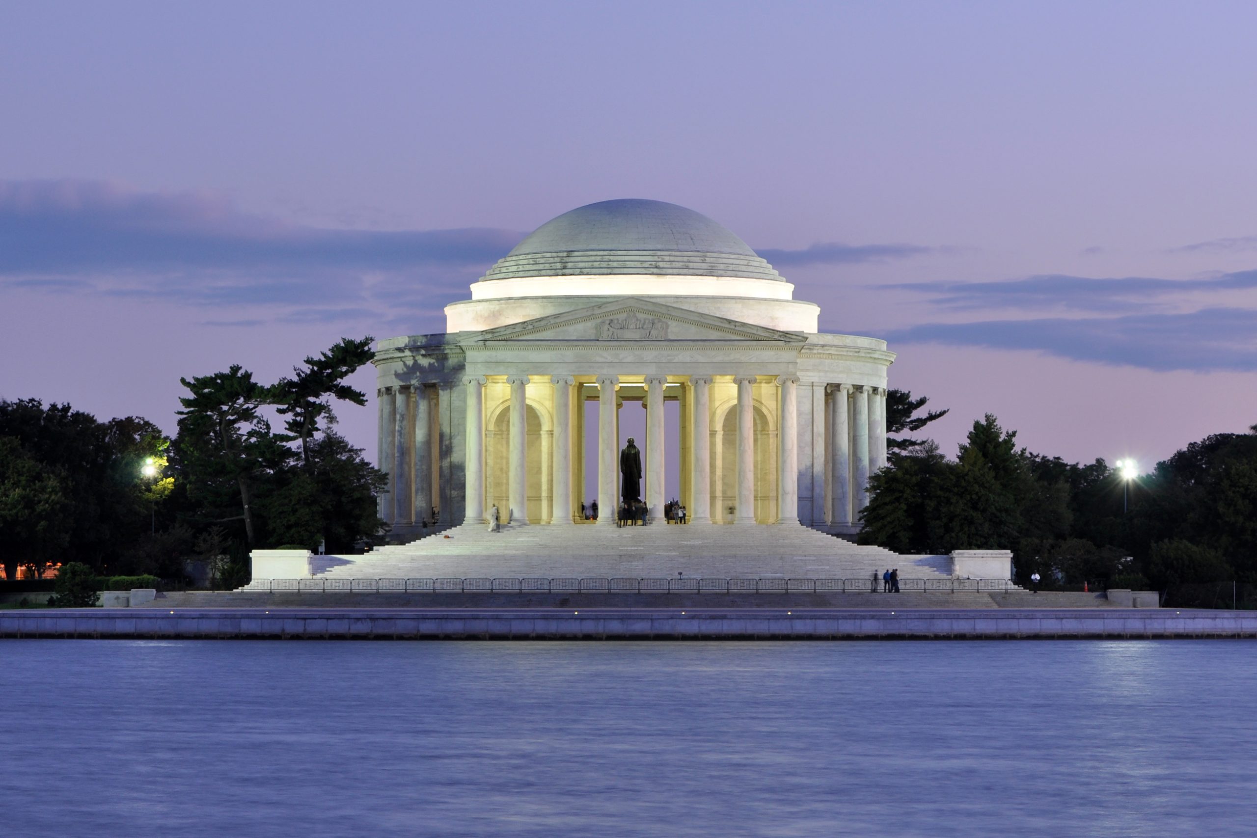 Jefferson Memorial At Dusk 1